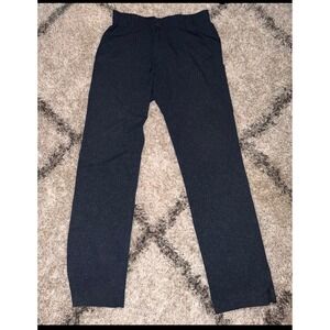 Under Armour Mens Golf Pants 32x33 Navy Blue Heathered Stretch Straight Leg